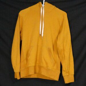 SPIER & MACKAY | medium | Vibrant Yellow Hoodie With Pocket | White Drawstring